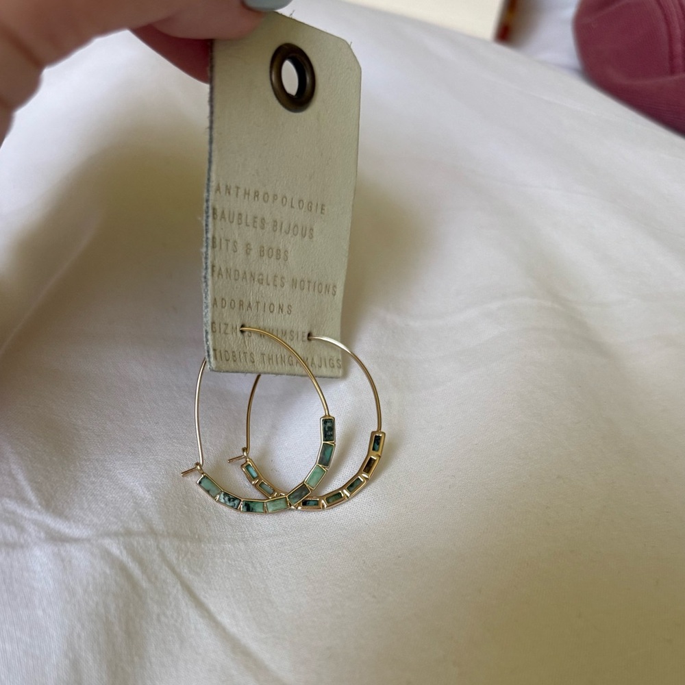 NWT Anthropologie Hoop Earrings